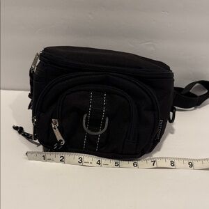 Versatile Black Belt Bag for Men